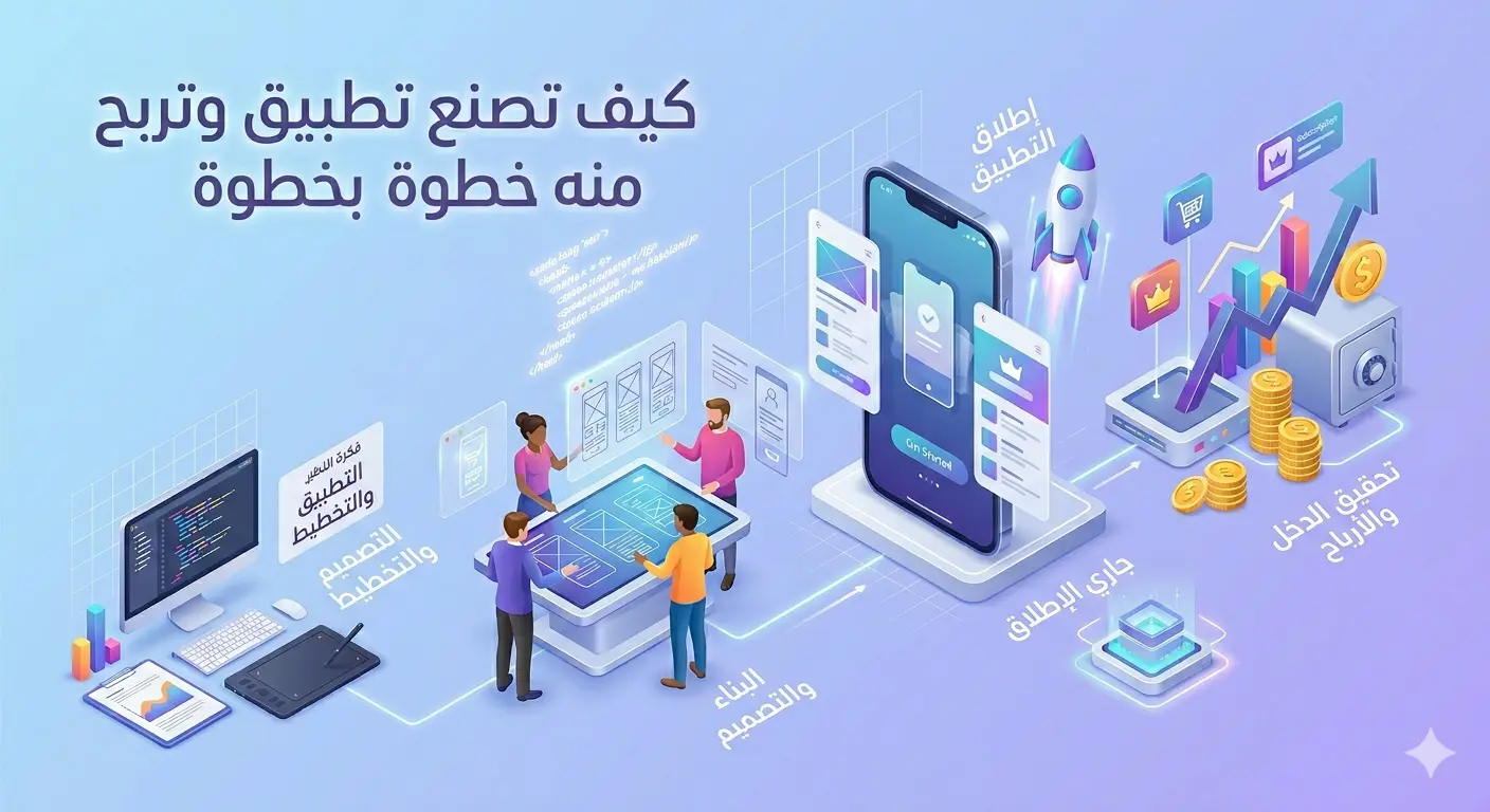 كيف تصنع تطبيق وتربح منه