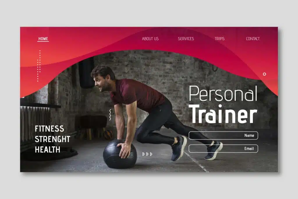 تصميم-موقع-نادي-صحي