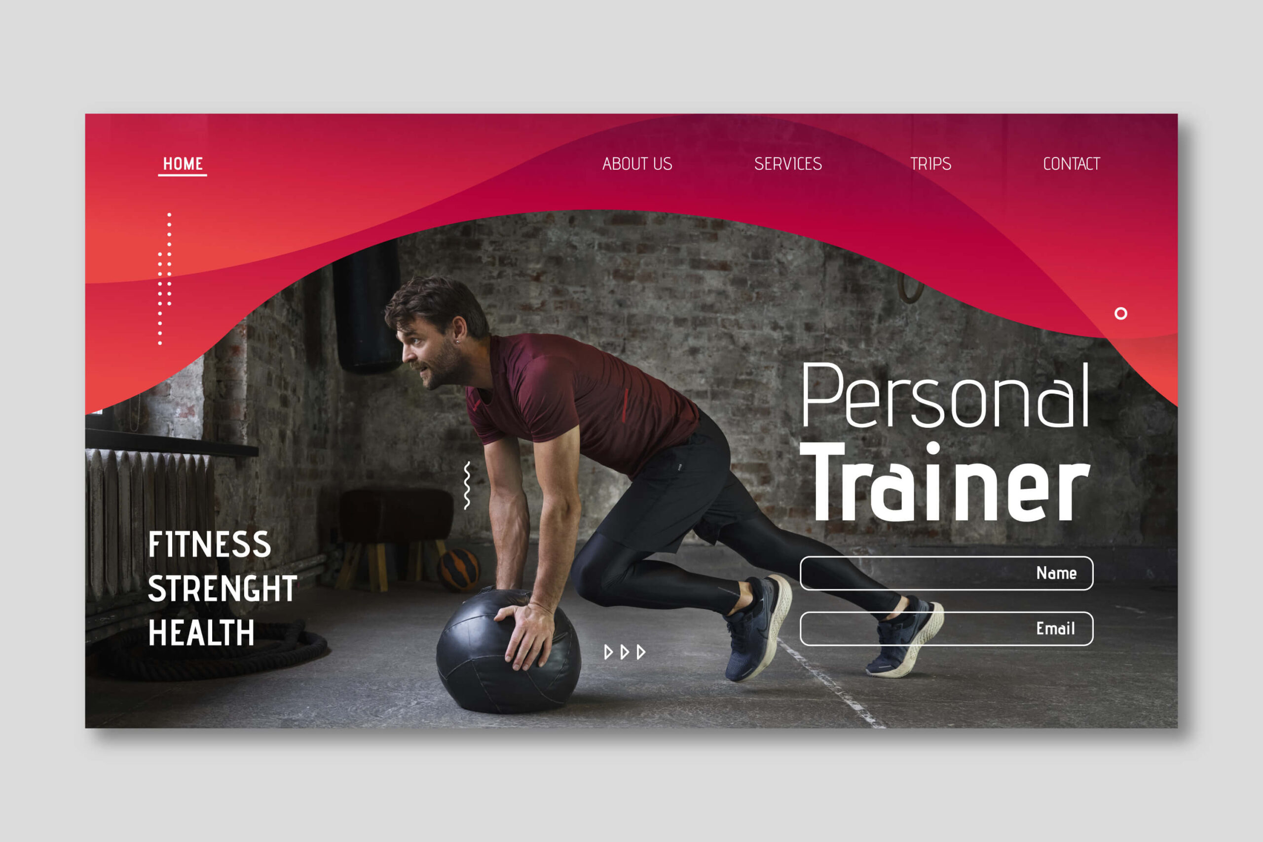 تصميم-موقع-نادي-صحي